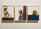 Brick Wall Triptych, 2025